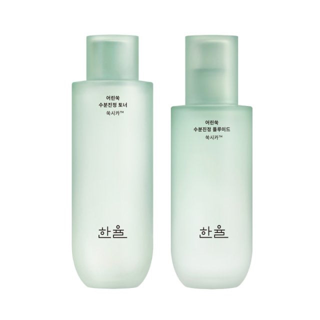 HANYUL Pure Artemisia Calming Duo Skincare Set (Toner 150mL+Fluid 125mL)