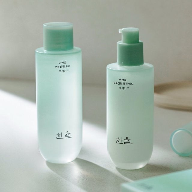 HANYUL Pure Artemisia Calming Duo Skincare Set (Toner 150mL+Fluid 125mL)