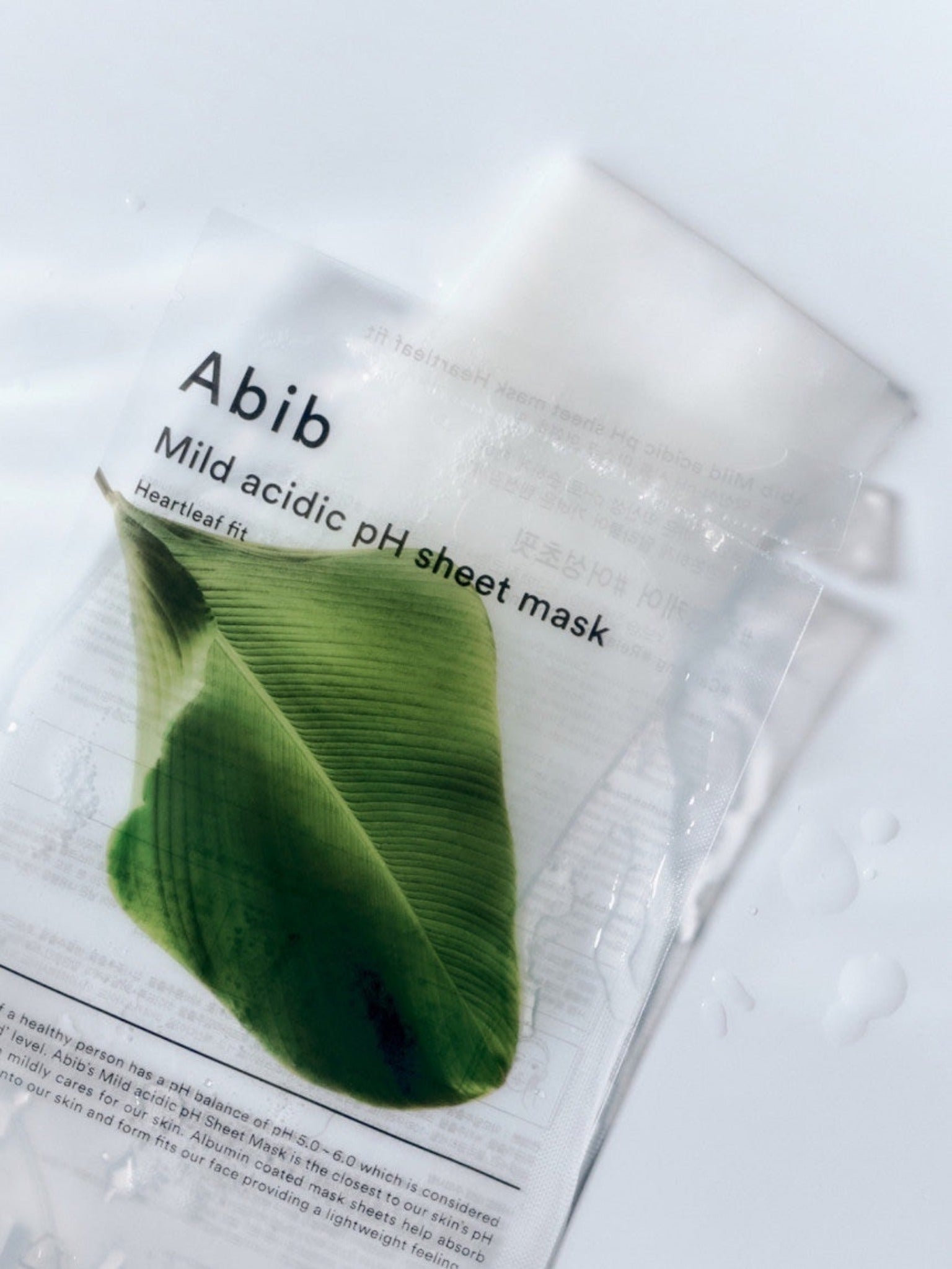 Abib Mild Acidic pH Sheet Mask Heartleaf Fit