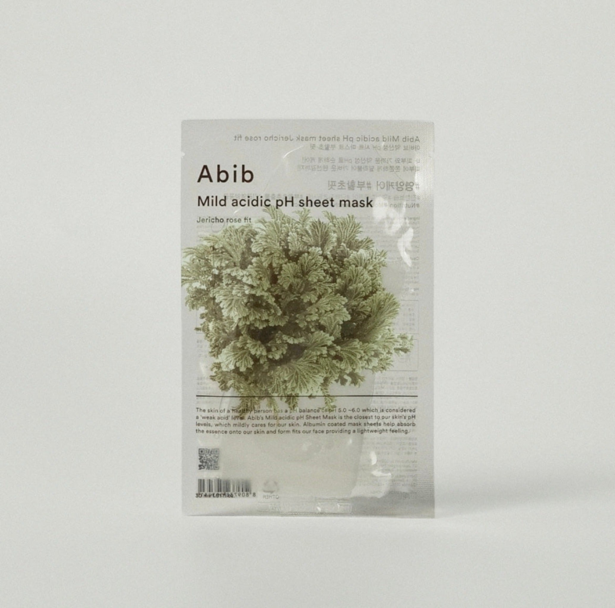 Abib Mild Acidic pH Sheet Mask Jericho Rose Fit