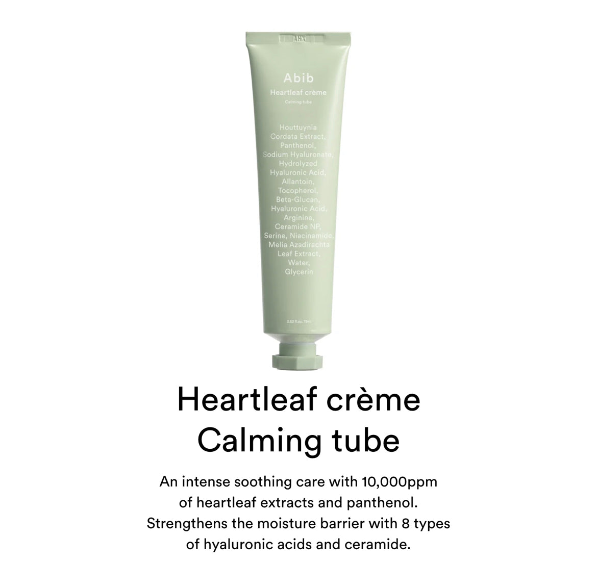 Abib Heartleaf Creme Calming Tube 75ml